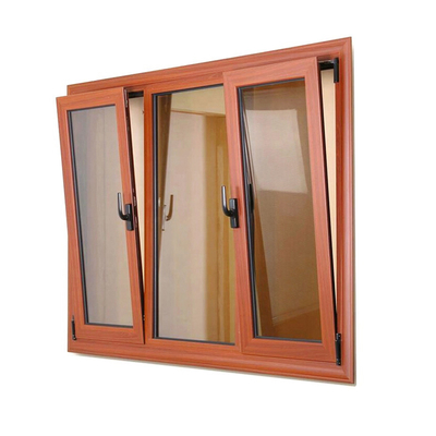 Casement Aluminium Tilt And Turn Windows Waterproof Double Glazed