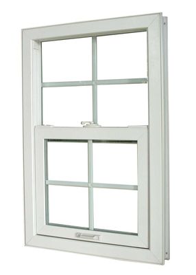 Energy Saving Aluminium Vertical Sliding Sash Windows , 2 Track Sliding Window